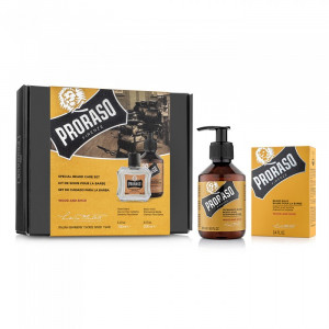 Proraso Wood & Spice Beard Care Set - Beard Balm and Beard Shampoo