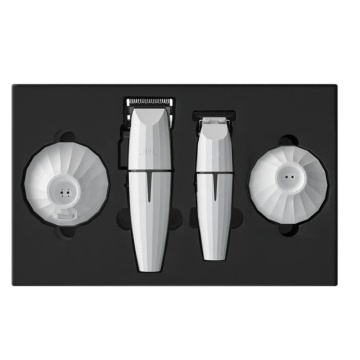 Set combo JRL Masina de tuns 2020C Onyx si Masina de contur 2020T Onyx Ghost Collection #1