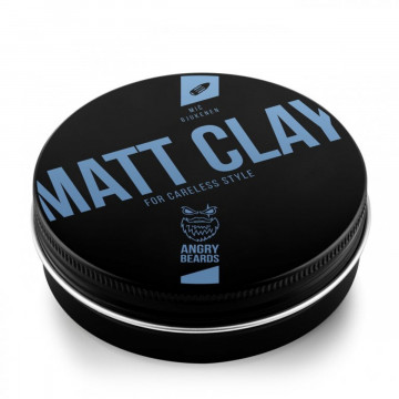 Ceară de păr Angry Beards Mic Bjukenen Matt Clay 100g