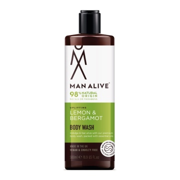 Gel de dus Man Alive Lemon & Bergamot 500ml