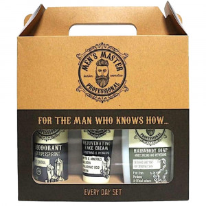Set cadou Men's Master Professional For Everyday cu crema de fata, deodorant, sampon 2 in 1