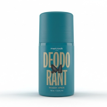 Men Rock Woody Spice 75ml Roll-On Dezodor Férfiaknak