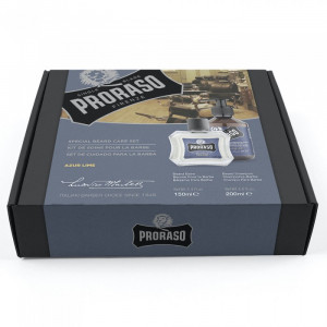 Set ingrijire barba Proraso Azur Lime Duo Pack