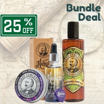 Captain Fawcett Premium Beard Care - Nebula Szakállápoló készlet