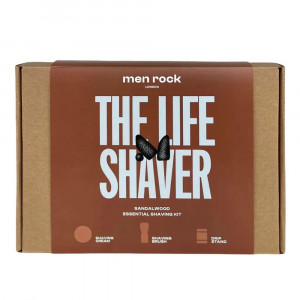 Set cadou barbierit Men Rock The Life Shaver - Sandalwood