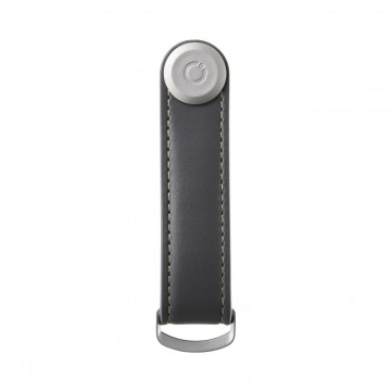 Organizator chei din piele Orbitkey 2.0 Leather Charcoal 