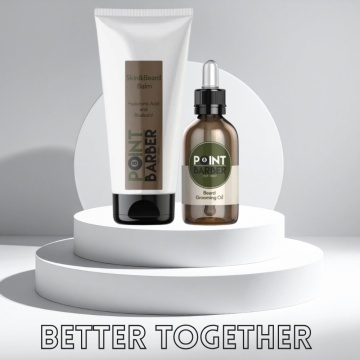 Point Barber Beard Balm with Beard Oil