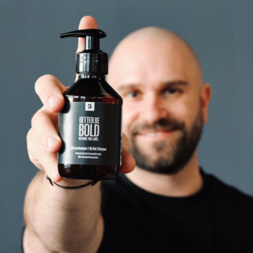 Sampon pentru scalp Better Be Bold No Hair Shampoo 200ml - Img 2