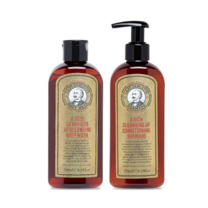 Set ingrijire par si corp Captain Fawcett Booze & Baccy Hair & Body Wash Set