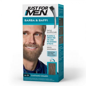 Vopsea de barba Just for Men - Saten deschis M-25