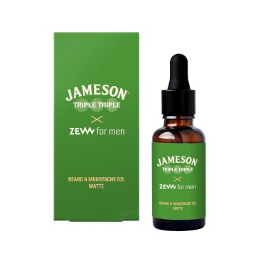 Ulei de barba Jameson Triple Triple x ZEW for men Matte beard oil 30ml