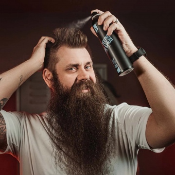 Fixativ par si barba Angry Beards Fixing Spray Hairy Styles 300ml