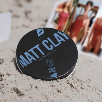 Ceară de păr Angry Beards Mic Bjukenen Matt Clay 100g