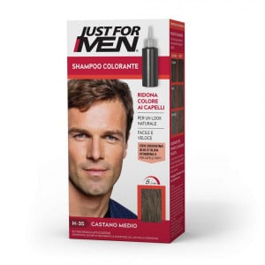 Coloring Shampoo Just for Men Medium Brown H-35