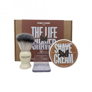 Men Rock The Life Shaver – Sandalwood shaving gift set