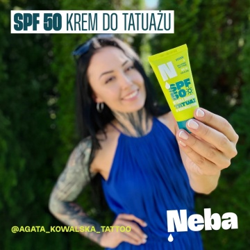 Crema protectoare pentru tatuaje Neba Protective Cream with SPF50 Filters 50ml