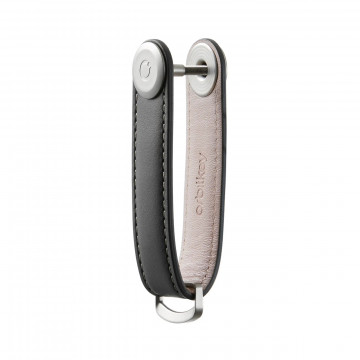 Organizator chei din piele Orbitkey 2.0 Leather Charcoal 