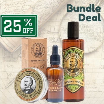 Set ingrijire barba Captain Fawcett Premium Beard Care - Ricki Hall’s Booze & Baccy