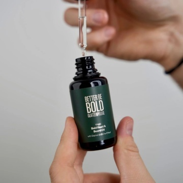 Ulei ingrijire chelie si barba Better Be Bold Magic Bald Head and Beard Oil with Diamond Shine Effect 30ml