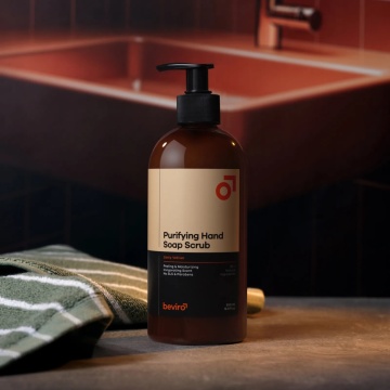 Sapun lichid Beviro Purifying Hand Soap Scrub Zesty Vetiver 500ml