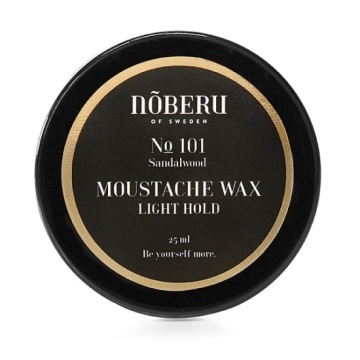 Ceara pentru mustata Noberu of Sweden Sandalwood - Light Hold 25ml