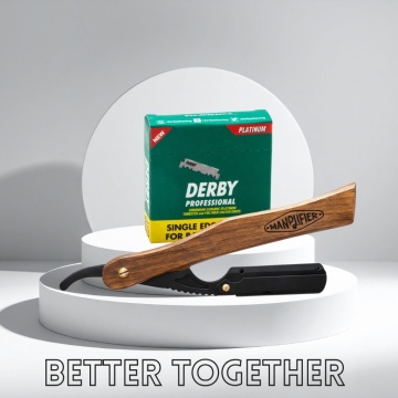 Combo Brici Manplifier Tali Wood cu lame Derby