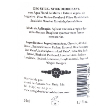 Deodorant stick Antiga Barbearia Chiado 50ml - Img 2