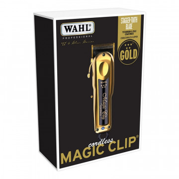 Masina de tuns fara fir Wahl Magic Clip 5 Star Cordless Gold cu gratare premium - Img 4