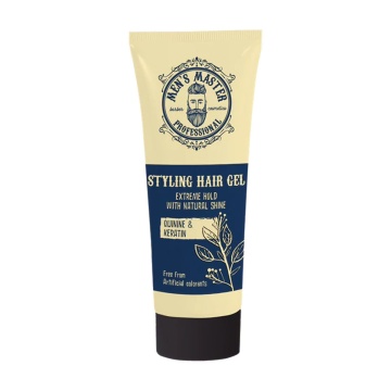 Men's Master Strong Hold Styling Hair Gel 100ml