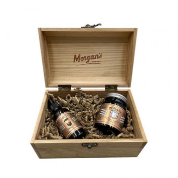Set Morgan's Wooden Oudh & Amber Chest
