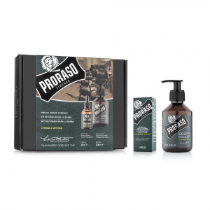Proraso Cypress and Vetiver Beard Care Set - Beard Oil and Beard Shampoo