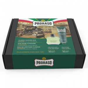 Set de barbierit Proraso Refreshing Eucalyptus & Menthol Duo Pack