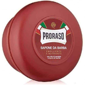 Proraso szantálfa és shea vaj tápláló borotvaszappan 150ml