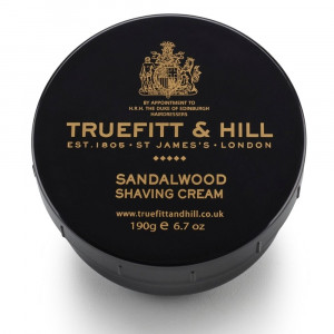 Cremă de ras Truefitt & Hill Sandalwood Shave Cream Bowl 190g