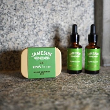 Balsam de barba Jameson Triple Triple x ZEW for men Beard Balm 80ml