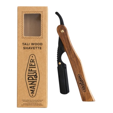 Brici cu lama interschimbabila Manplifier Tali Wood Shavette