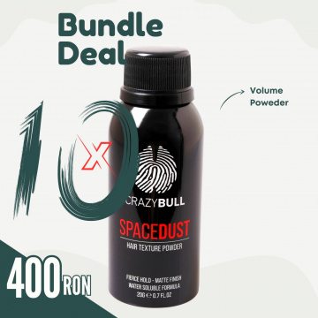 Bundle Deal 10 x Crazy Bull Space Dust Hair Styling Powder 20g