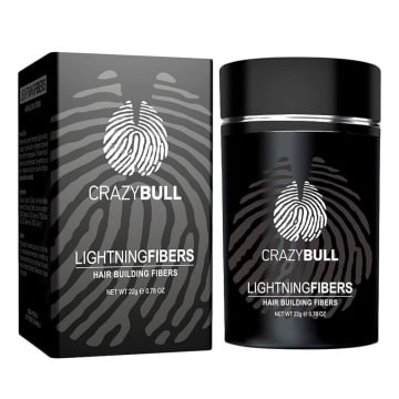 Fibre pentru par Crazy Bull Hair Building Fibers No. 9 - Grey (gri) 22g