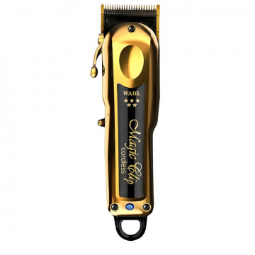 Masina de tuns fara fir Wahl Magic Clip 5 Star Cordless Gold cu gratare premium