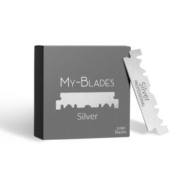 Lame de ras My Blades Silver Single Edge Razor Blades 100 buc