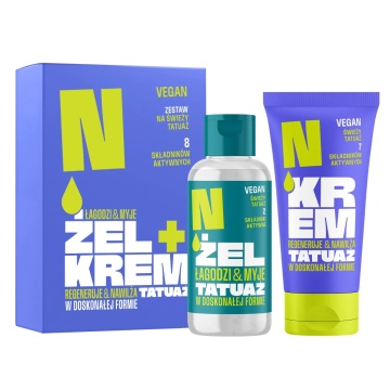 Neba tetoválásápoló szett krém 50ml és gél friss tetoválásokhoz 100ml