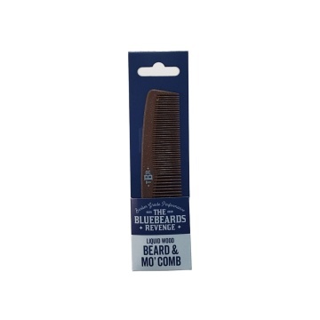 Pieptene de barba si mustata Bluebeards Revenge Liquid Wood Beard & Mo’ Comb