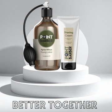 Point Barber Shave Cream with After Shave Apres Mieux Young