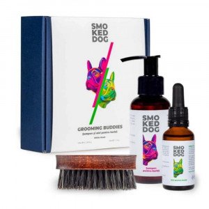 Smoked Dog Grooming Buddies One szakállápoló készlet