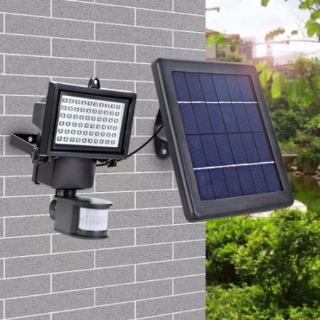 Proiector Led cu Panou Solar si Senzor de Miscare, 3W