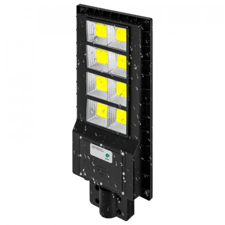 Lampa LED 400W cu Panou Solar Monocristaline si Senzor De Miscare