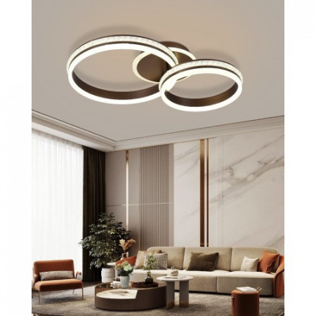 Lustra LED 160W cu telecomanda, intensitate reglabila, Oana