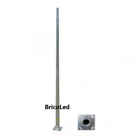 Stalp Octogonal din otel galvanizat - 9m / Ø4mm