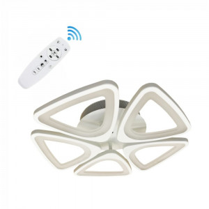 Lustra LED 40W Dimabila cu 6 brate, 3 culori si telecomanda