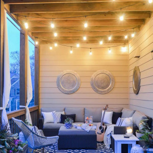 Ghirlanda luminoasa 10m cu 15 becuri LED Lumina calda